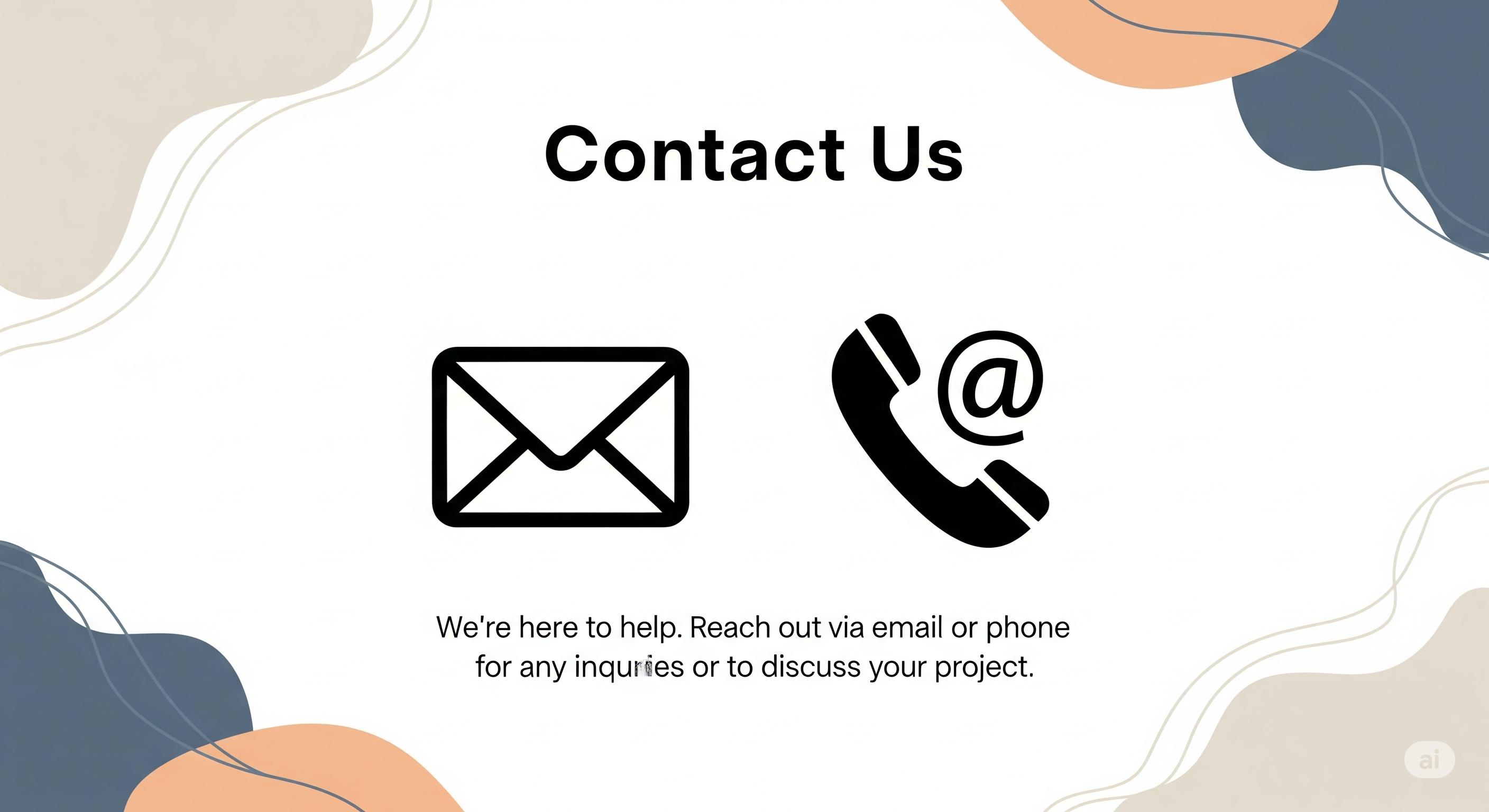 Abstract contact background